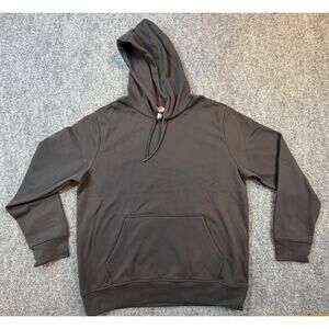 Harley Davidson Mens LG Black Hoodie Pullover Sweatshirt Spellout Casual Biker